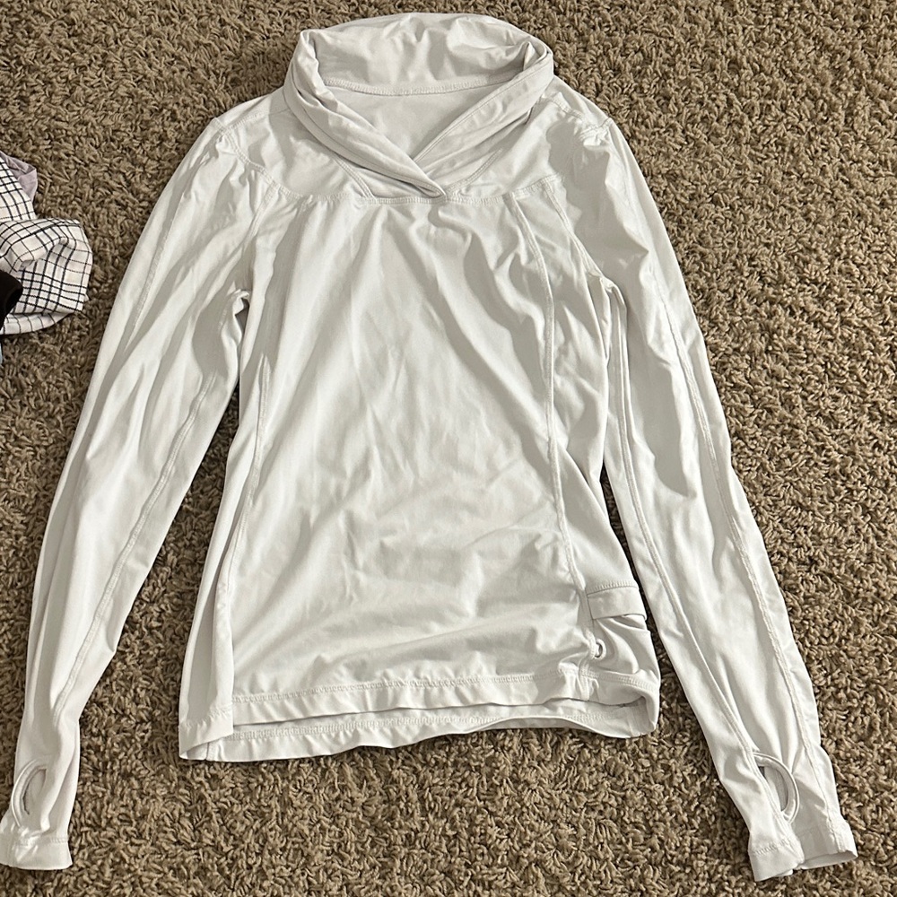 lululemon athletica White Long Sleeve Top
